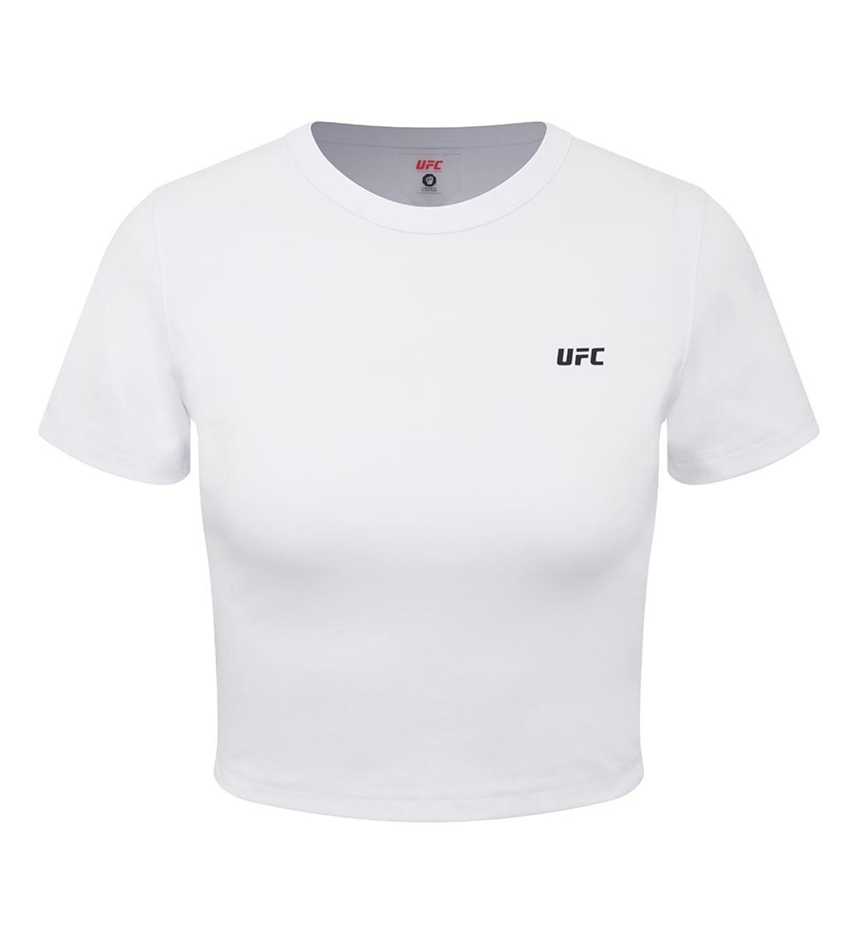 유에프씨 스포츠(UFC SPORT) UFC 우먼스 피지컬 크롭핏 반팔 티셔츠 화이트 U2SSW2233WH