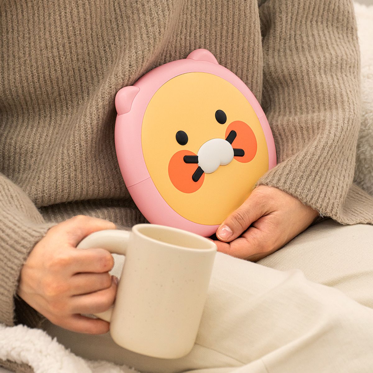 카카오프렌즈 파트너(KAKAOFRIENDS PARTNERS) 빅워머 온열찜질기&보조배터리 10000mAh
