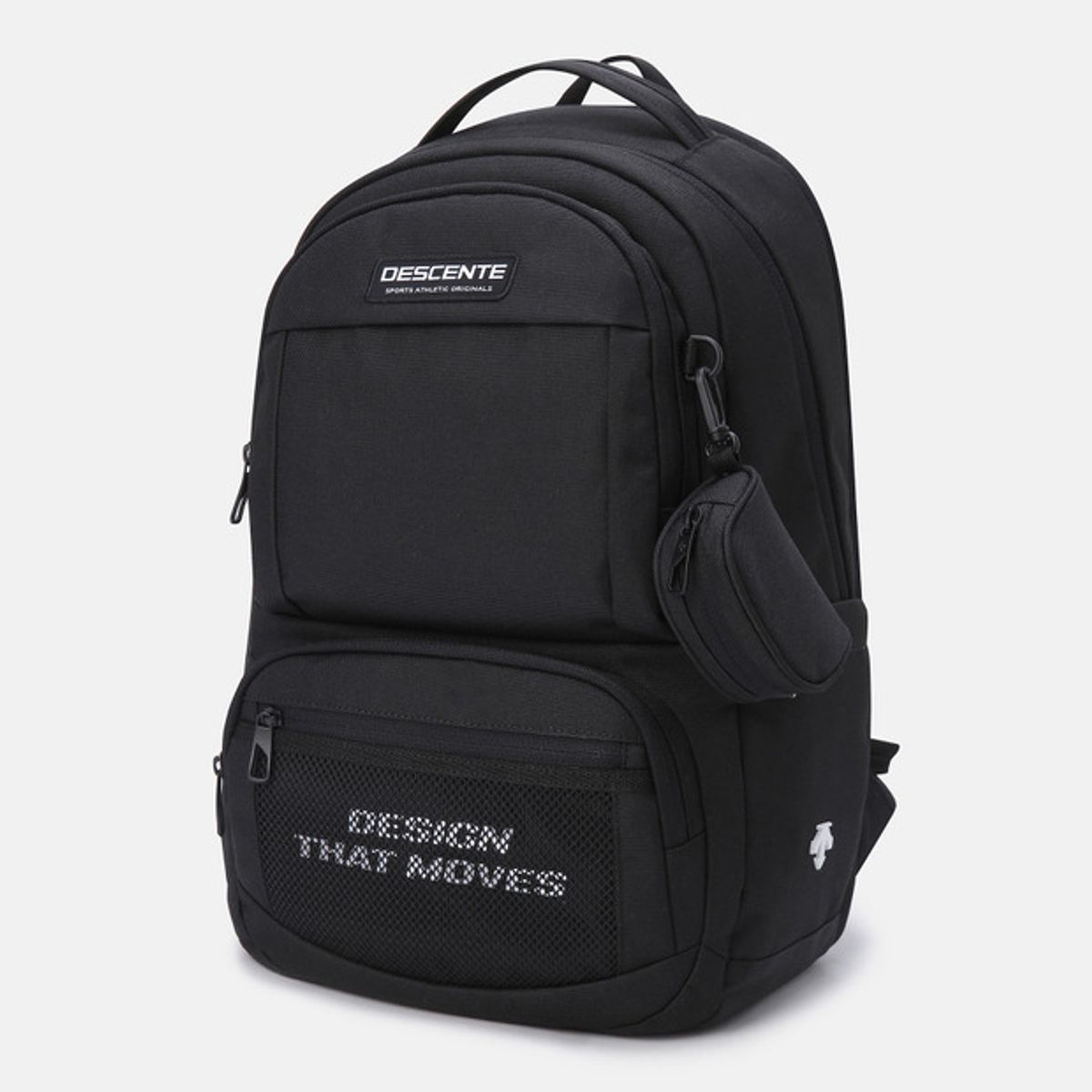 데상트(DESCENTE) 에이블 백팩 (22L) 블랙(SP123UBP13)