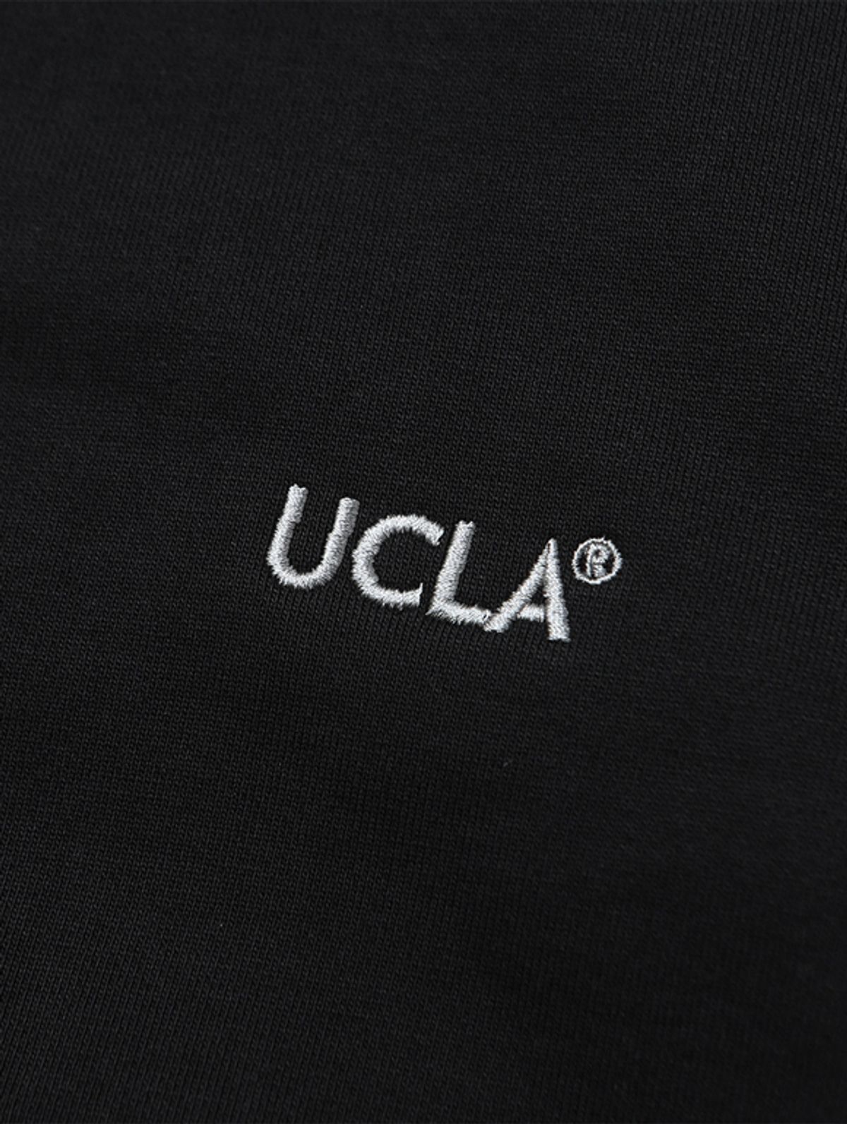 유씨엘에이(UCLA) 남여공용 헤비쭈리 후드 집업[BLACK](UZBGDA4_39)
