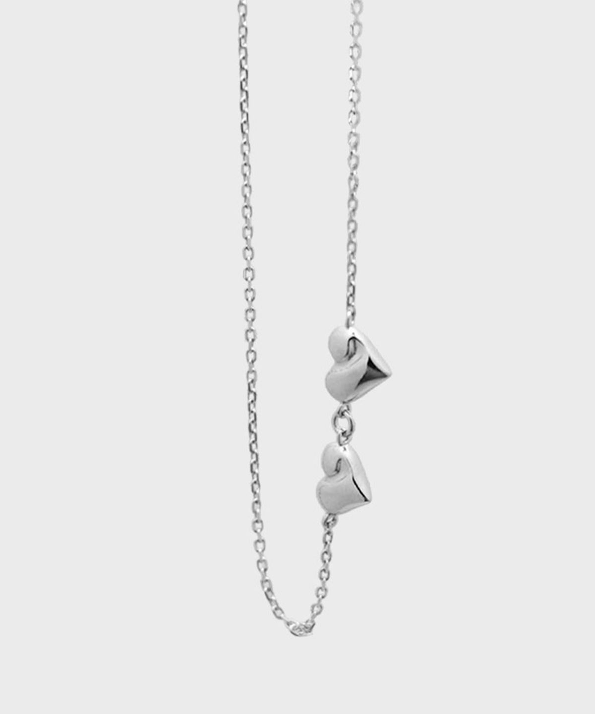 잇더즌매터(IT DOESN'T MATTER) Two heart symbol necklace