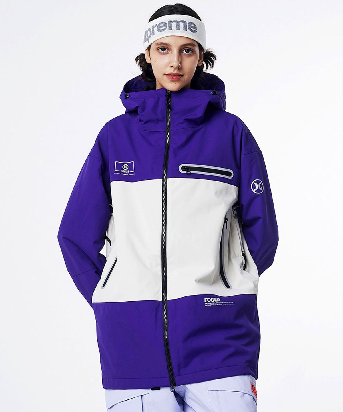 돌아우터웨어(DOLL OUTERWEAR) [DOLL X FOGUS] 링코 스노우보드복 자켓 퍼플 남녀공용