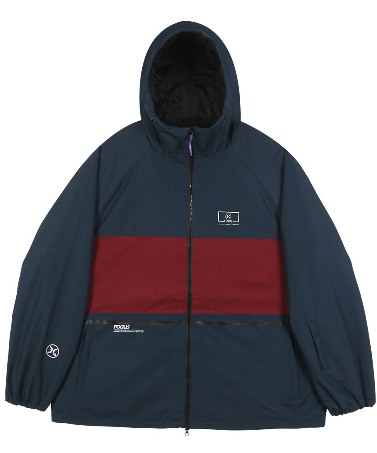 돌아우터웨어(DOLL OUTERWEAR) [DOLL X FOGUS] 빅 사이즈 스노우보드복 세트 네이비(5XL 자켓&팬츠) 남녀공용