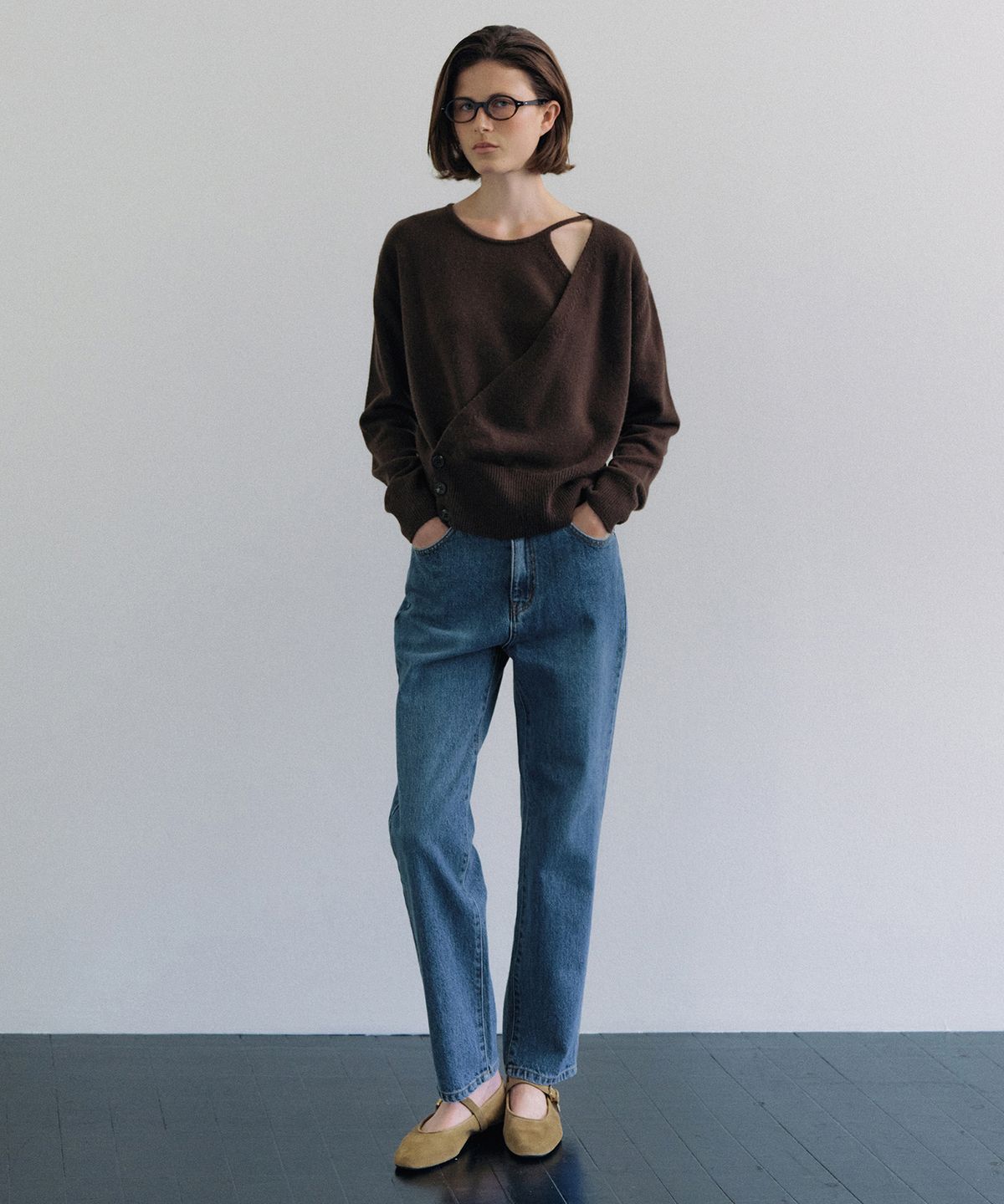 오떼뜨(OCTETTE) CLASSIC BOY-FIT COTTON DENIM_BLUE