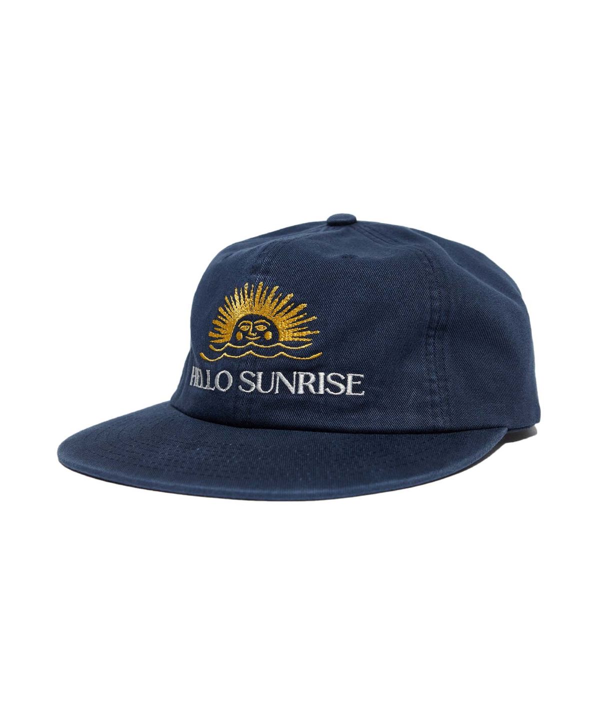 헬로 선라이즈(HELLO SUNRISE) Washed Two Tone Logo 6Panel Cap (Navy)