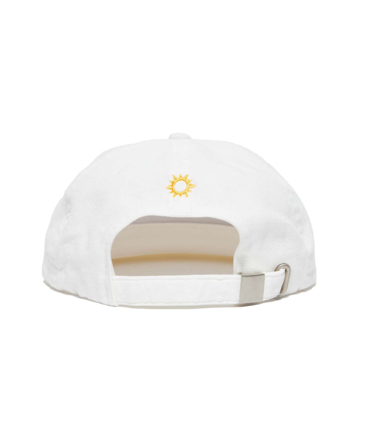 헬로 선라이즈(HELLO SUNRISE) Washed Two Tone Logo 6Panel Cap (Off White)