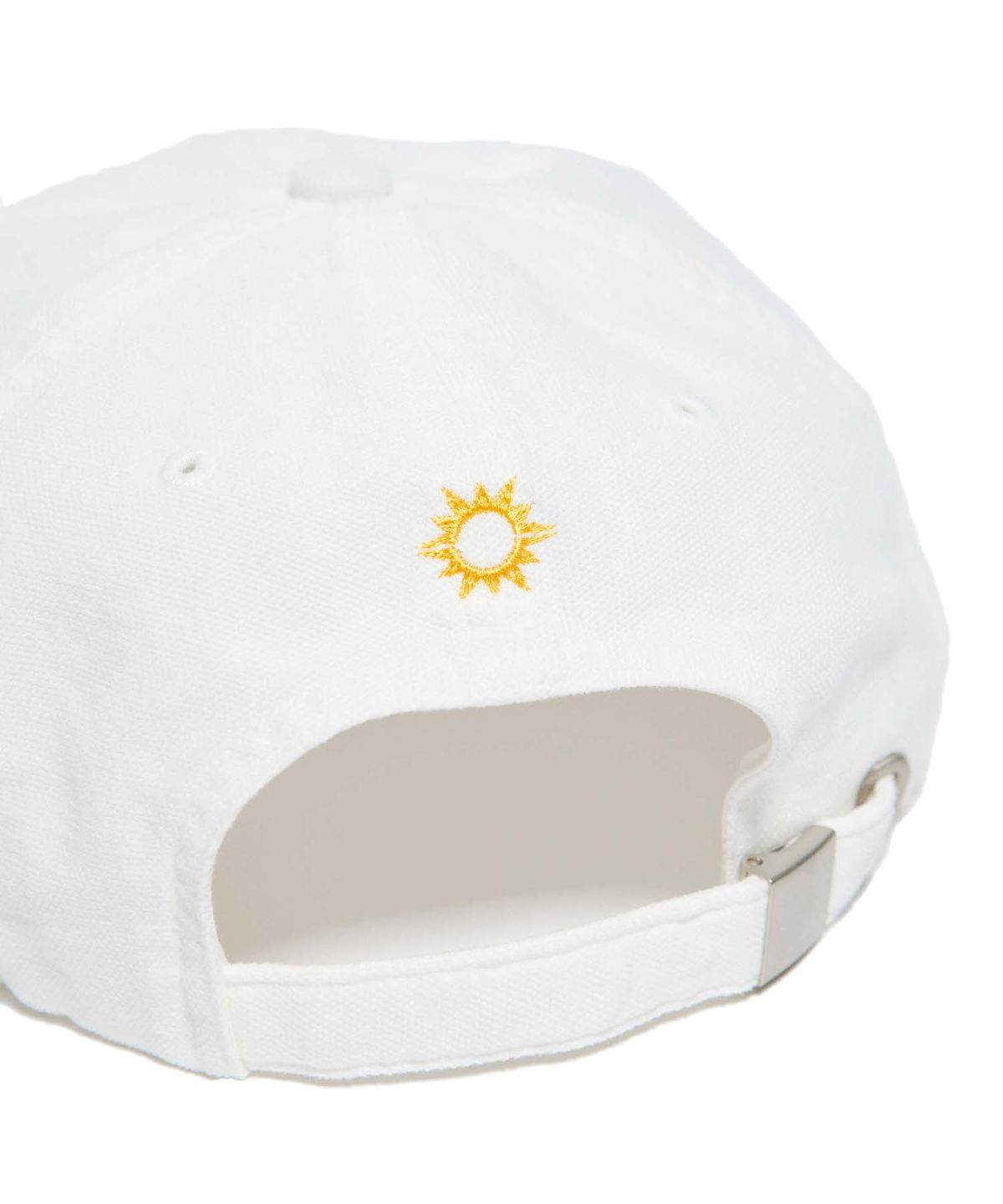 헬로 선라이즈(HELLO SUNRISE) Washed Two Tone Logo 6Panel Cap (Off White)