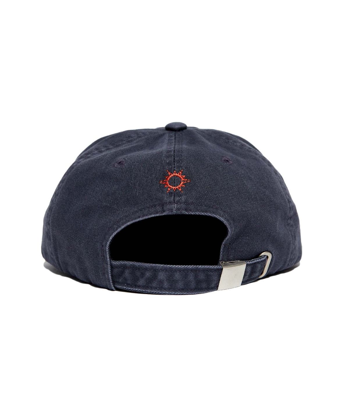 헬로 선라이즈(HELLO SUNRISE) Washed OG Logo 6Panel Cap (Navy (Red Orange))
