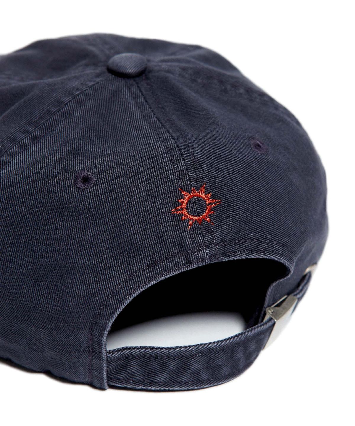 헬로 선라이즈(HELLO SUNRISE) Washed OG Logo 6Panel Cap (Navy (Red Orange))