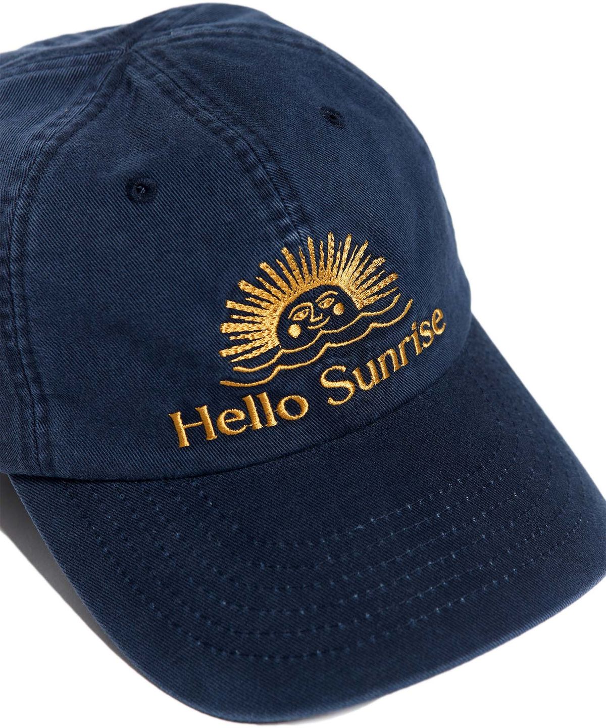 헬로 선라이즈(HELLO SUNRISE) Washed OG Logo Ball Cap (Navy)