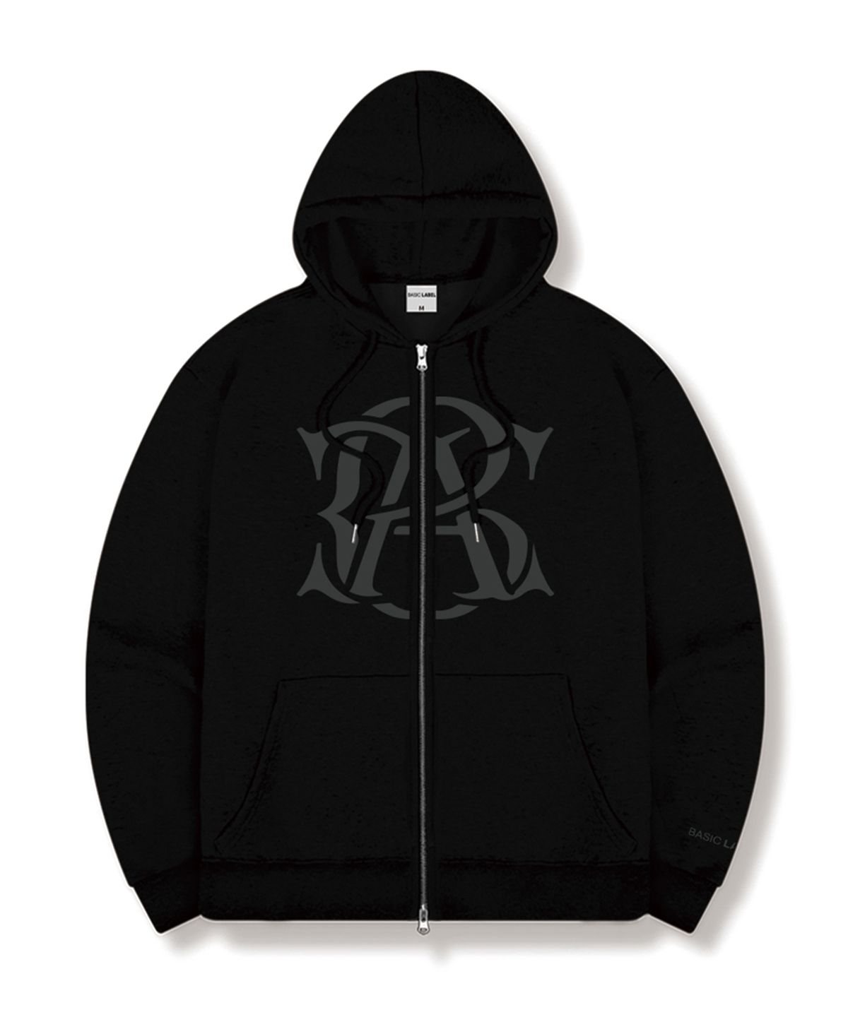 베이직라벨(BASIC LABEL) Mark Core 2-Way Oversized Hoodie Zip-Up 4 Color [BLBH_2003]