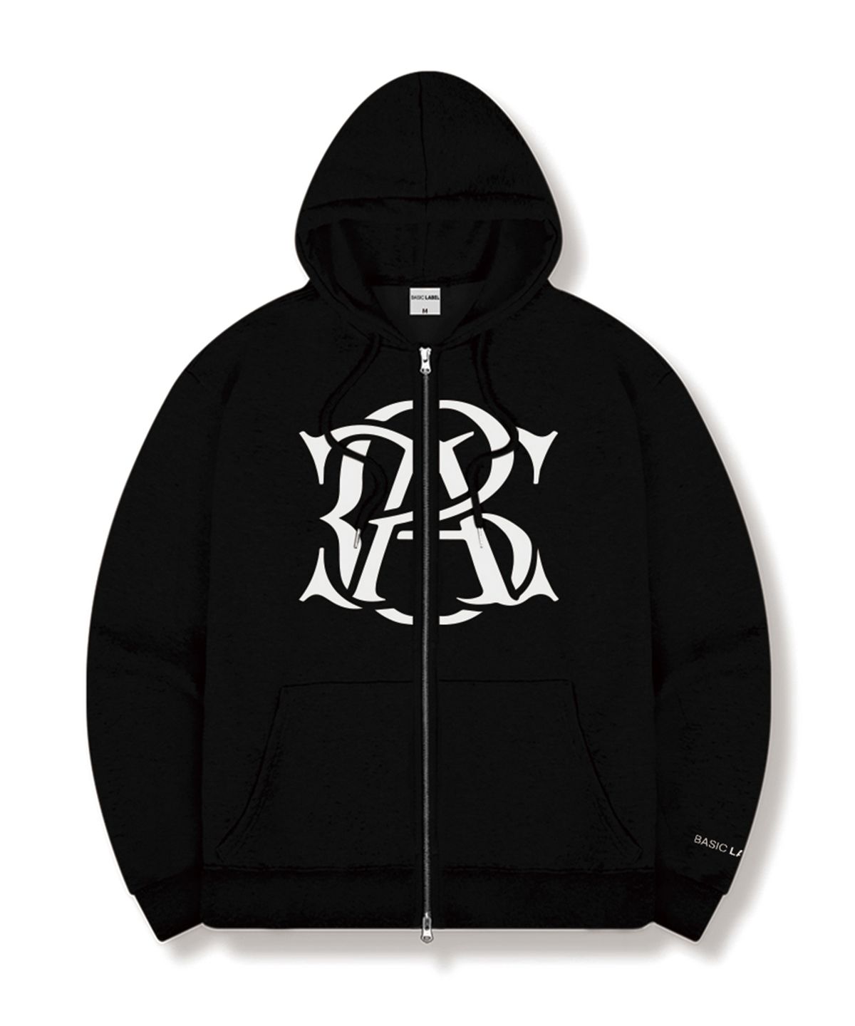 베이직라벨(BASIC LABEL) Mark Core 2-Way Oversized Hoodie Zip-Up 4 Color [BLBH_2003]