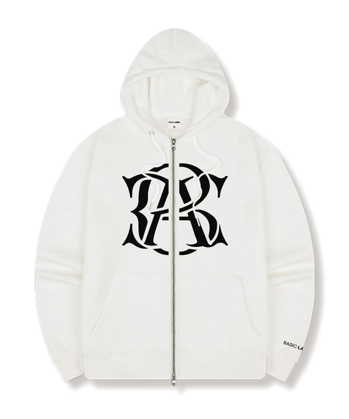 베이직라벨(BASIC LABEL) Mark Core 2-Way Oversized Hoodie Zip-Up 4 Color [BLBH_2003]