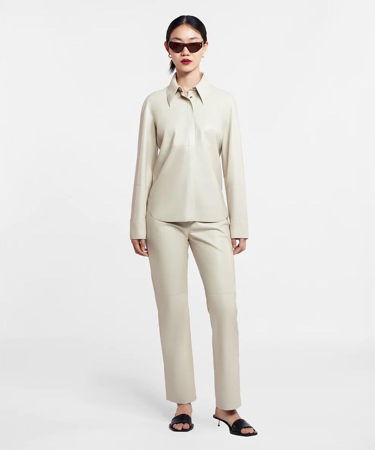 나누쉬카(NANUSHKA) (W) 비니 팬츠 크림 VINNI PANTS CREME