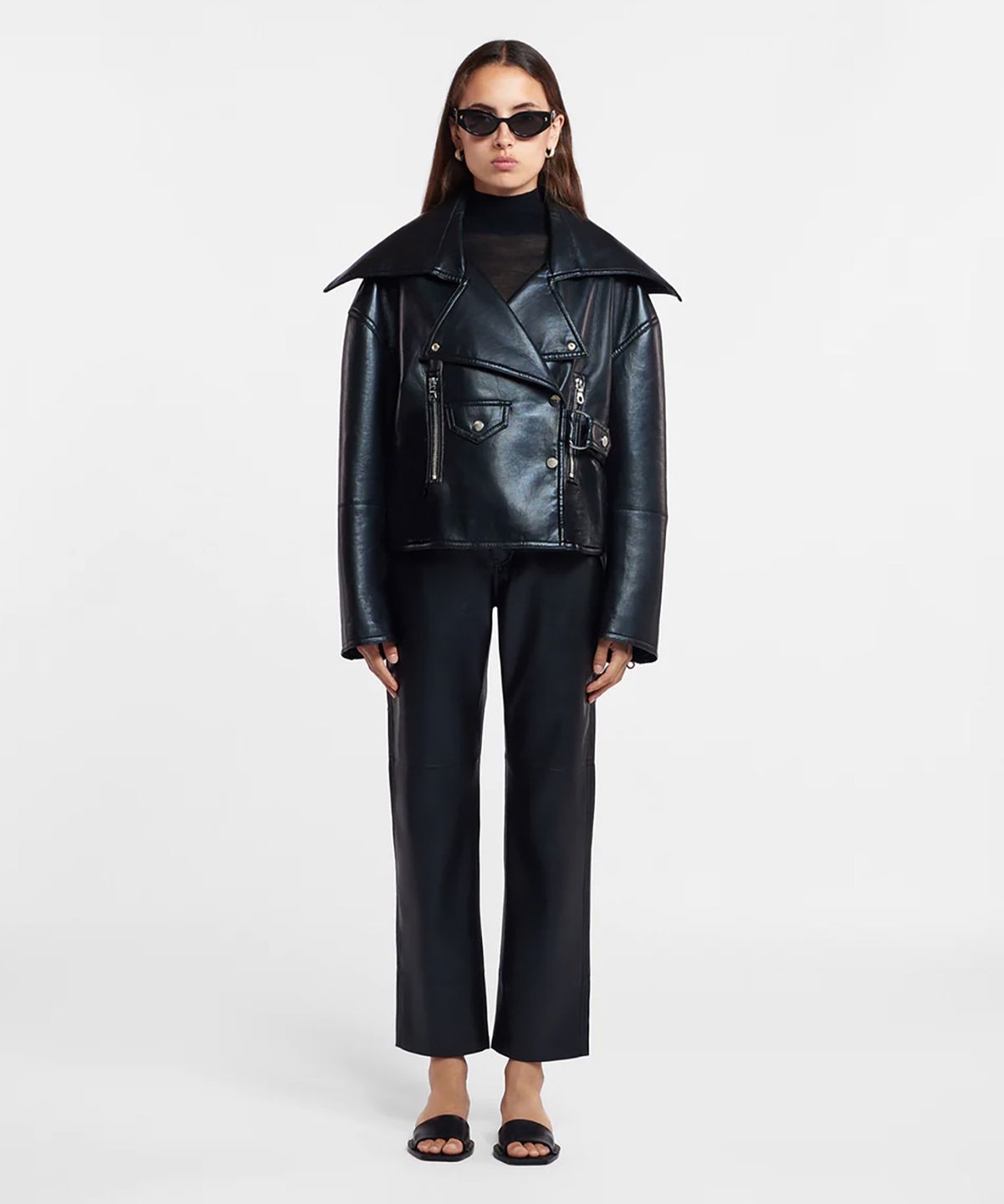 나누쉬카(NANUSHKA) (W) 비니 팬츠 블랙 VINNI PANTS BLACK