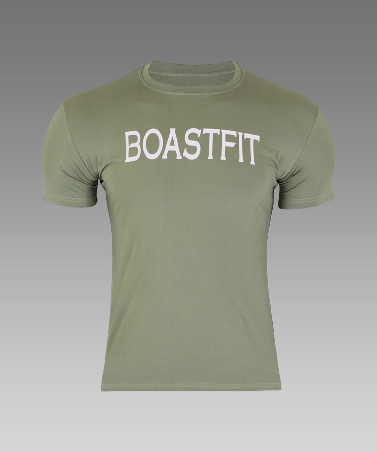 보스트핏(BOASTFIT) 기능성 트레이닝 반팔티셔츠 카키