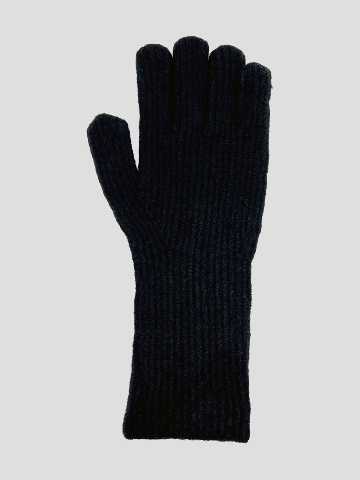 호이테(HEUTE) HET FINGER HOLE KNIT GLOVES (BLACK)