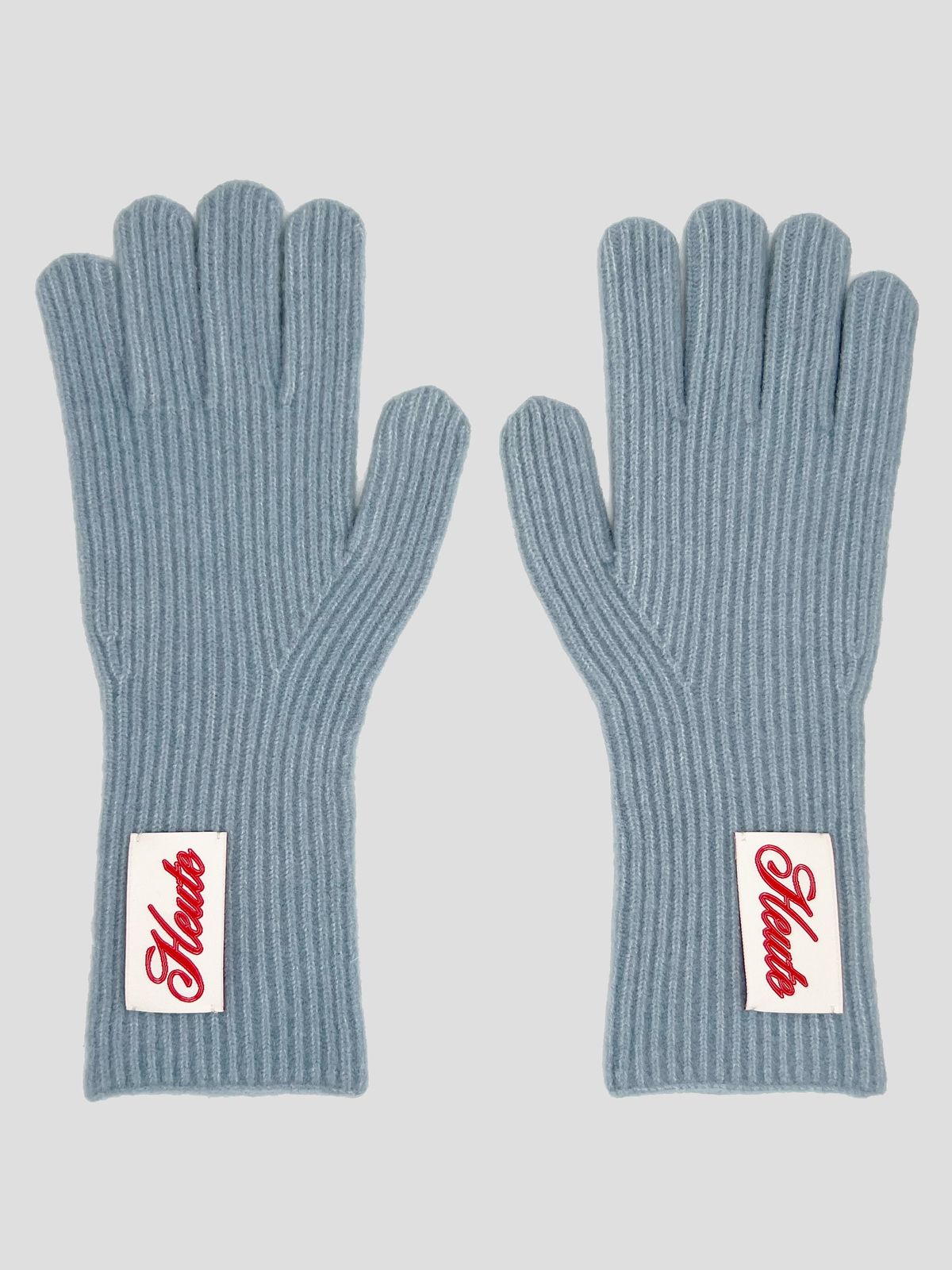 호이테(HEUTE) HET FINGER HOLE KNIT GLOVES (GAIA BLUE)
