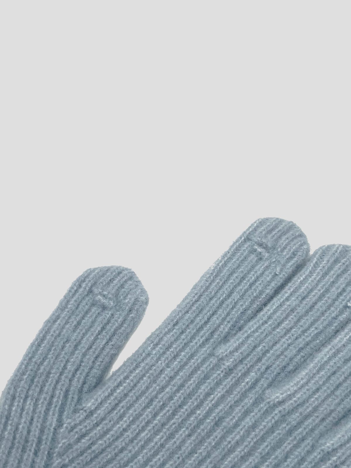 호이테(HEUTE) HET FINGER HOLE KNIT GLOVES (GAIA BLUE)