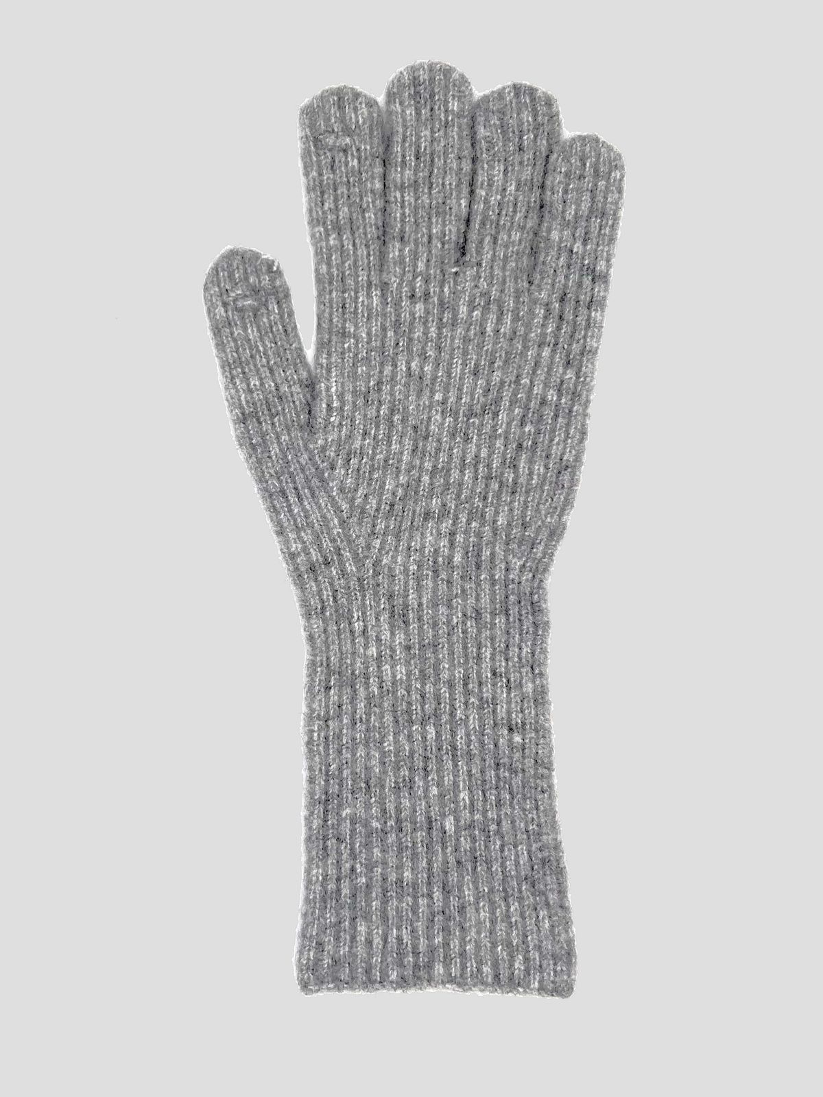 호이테(HEUTE) HET FINGER HOLE KNIT GLOVES (GREY)