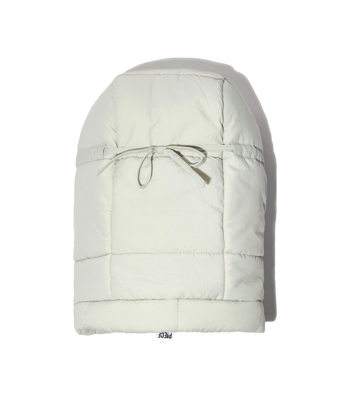 피스메이커(PIECE MAKER) RIBBON PADDED HOODIE WARMER (GREY)