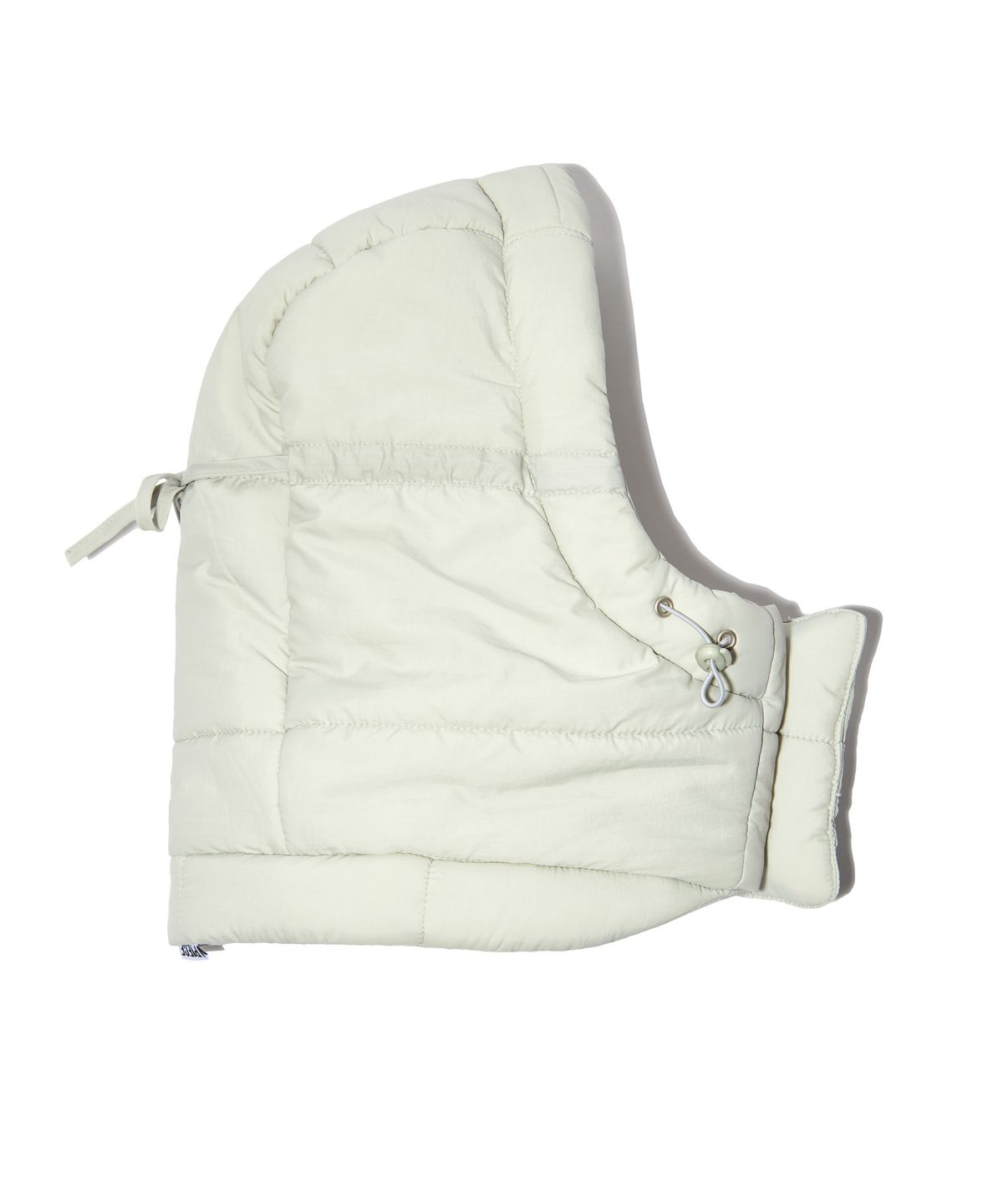 피스메이커(PIECE MAKER) RIBBON PADDED HOODIE WARMER (GREY)