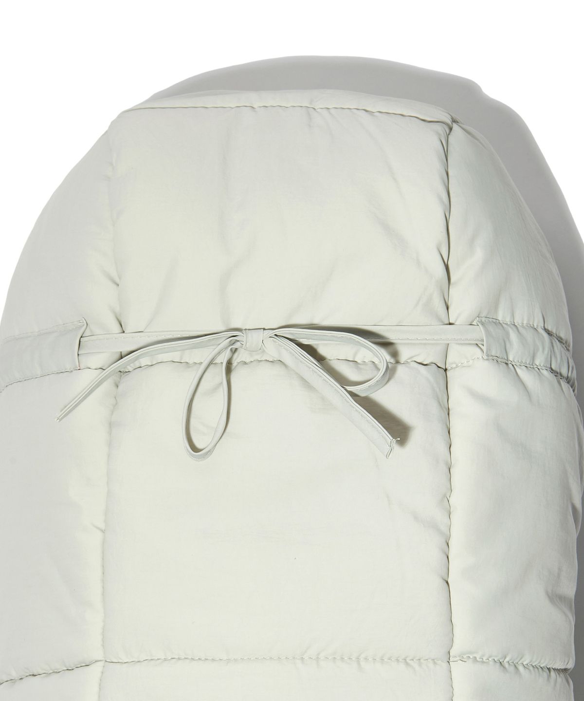 피스메이커(PIECE MAKER) RIBBON PADDED HOODIE WARMER (GREY)