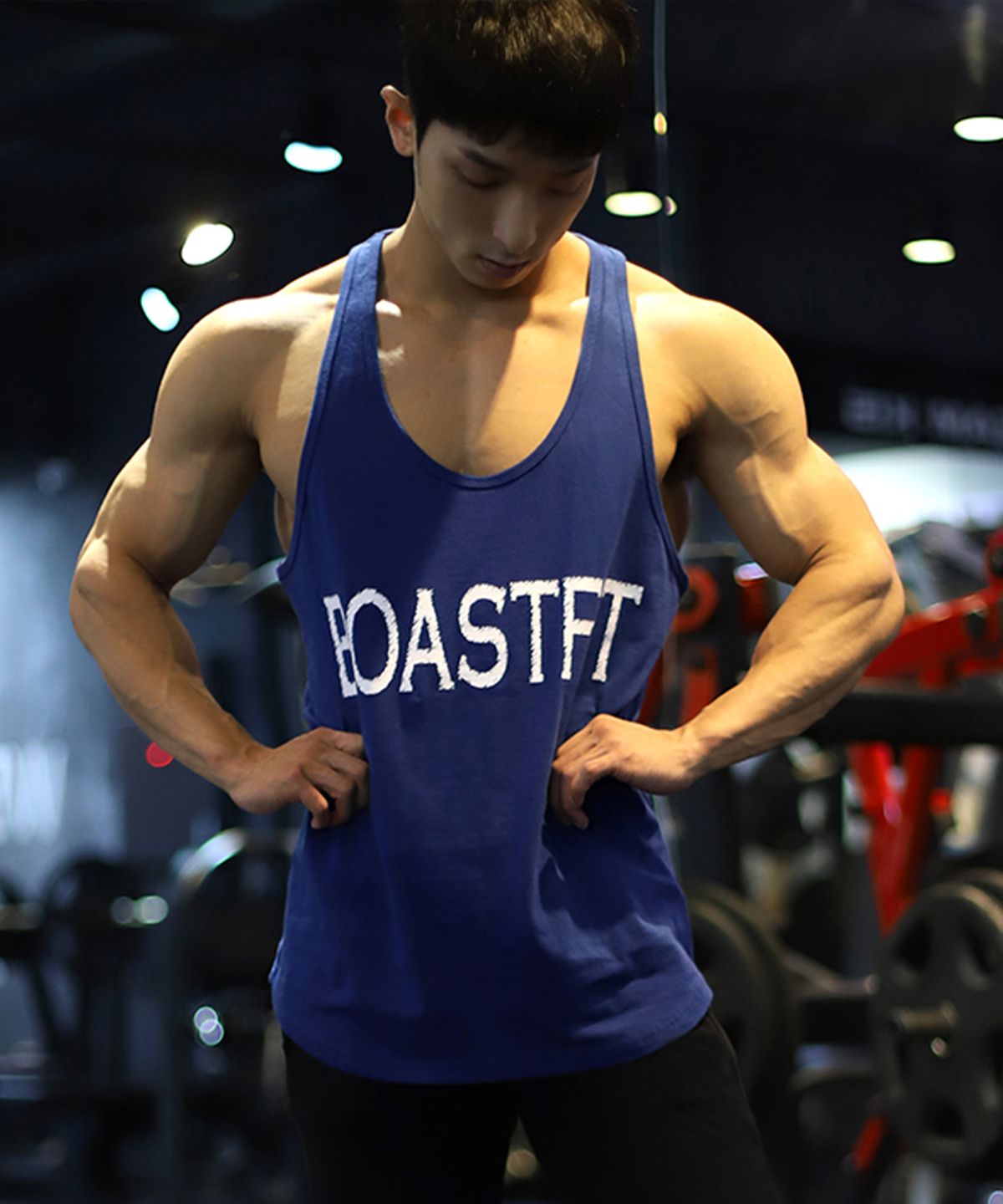 보스트핏(BOASTFIT) 빈티지 로고 헬스나시
