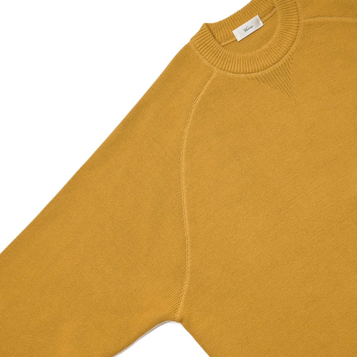 베르노(VERNO) [Casual] Sweat Knit Mustard