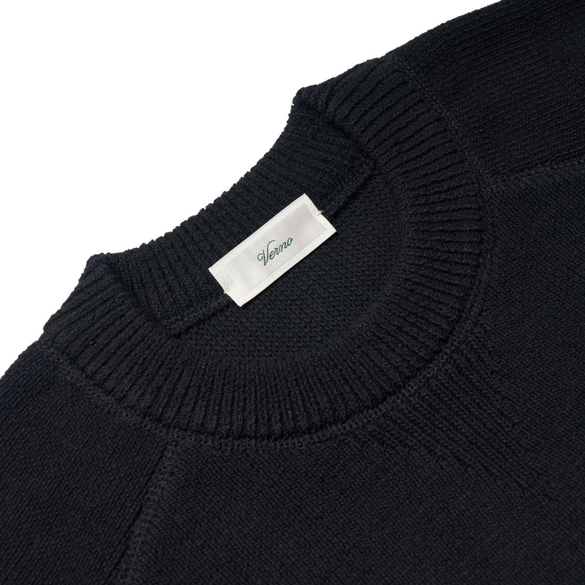 베르노(VERNO) [Casual] Sweat Knit Black