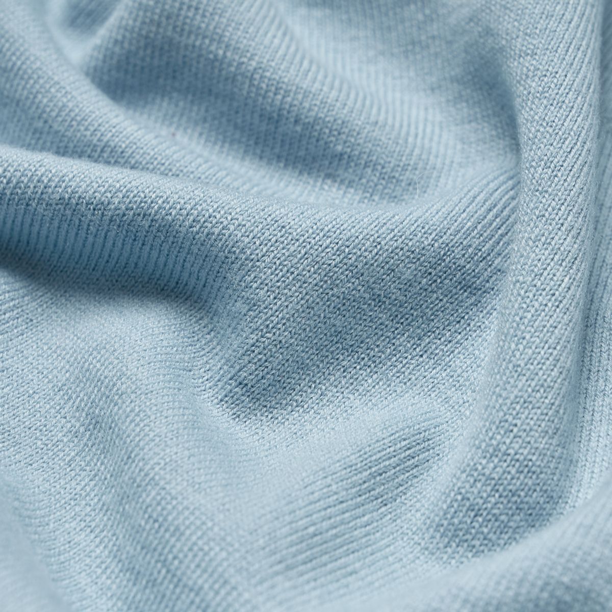 베르노(VERNO) [Casual] mock-neck knit Sky blue