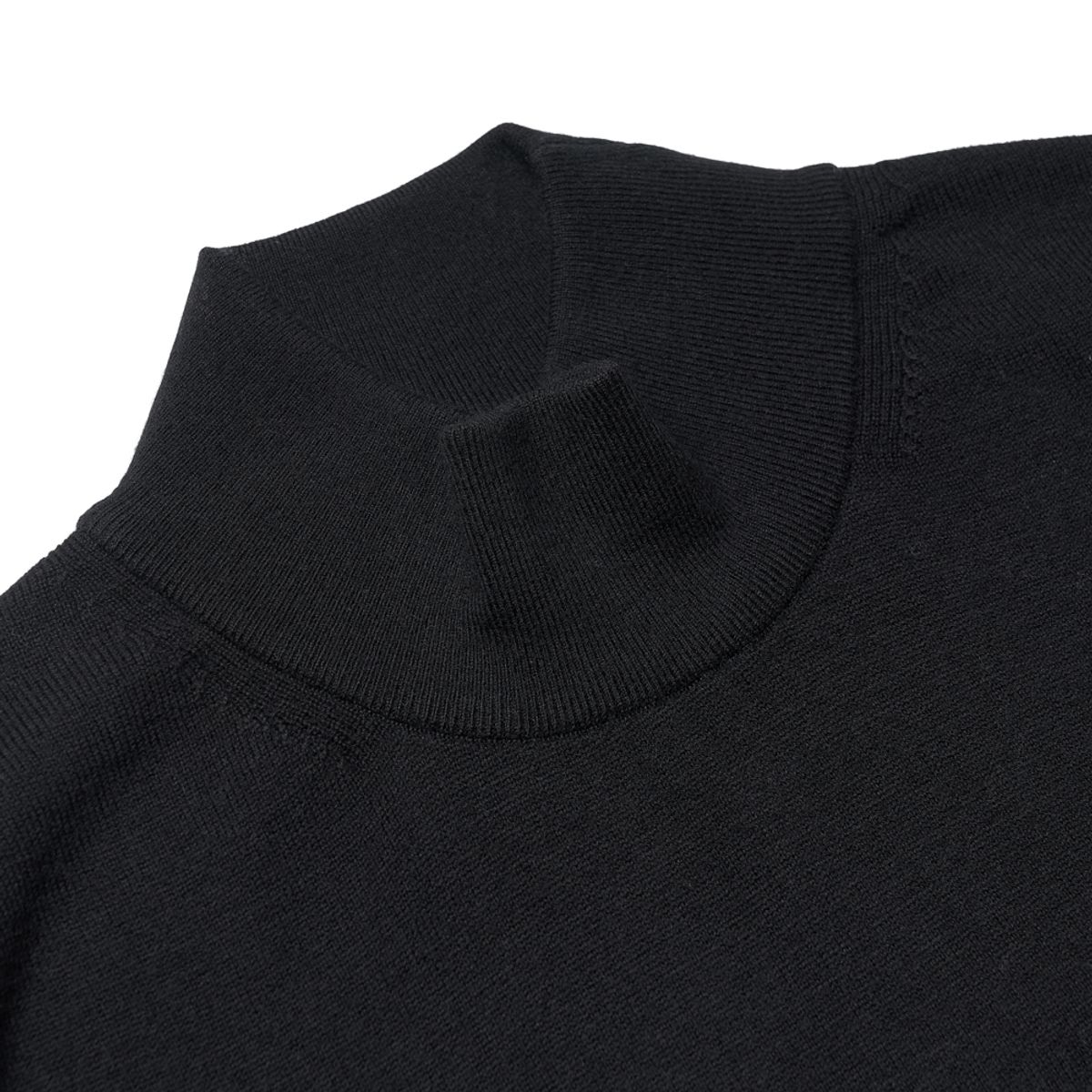 베르노(VERNO) [Casual] mock-neck knit Black