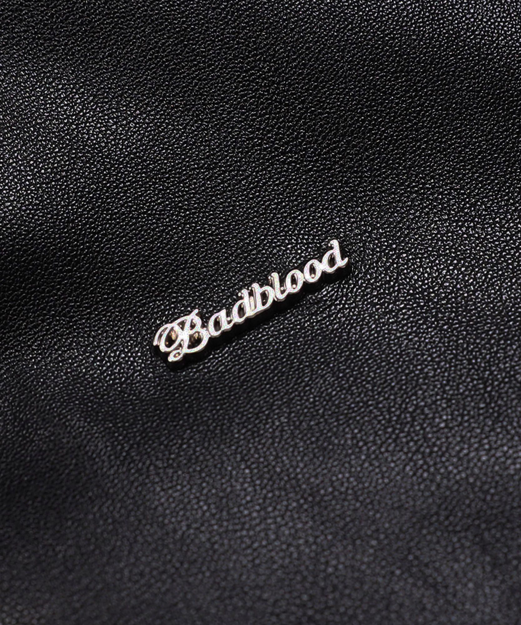 MUSINSA | BADBLOOD Dusky reversible puffer jacket - black