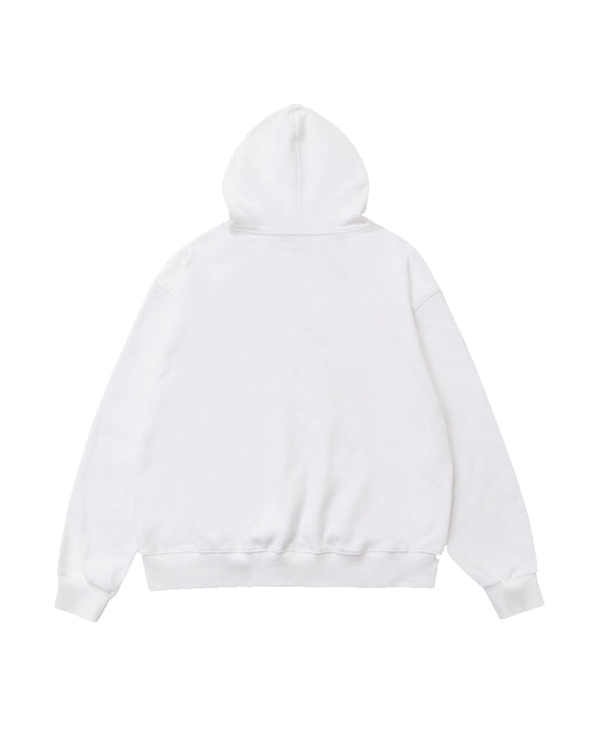 더뮤지엄비지터(THEMUSEUMVISITOR) TV HEART LOGO HOODY (WHITE)