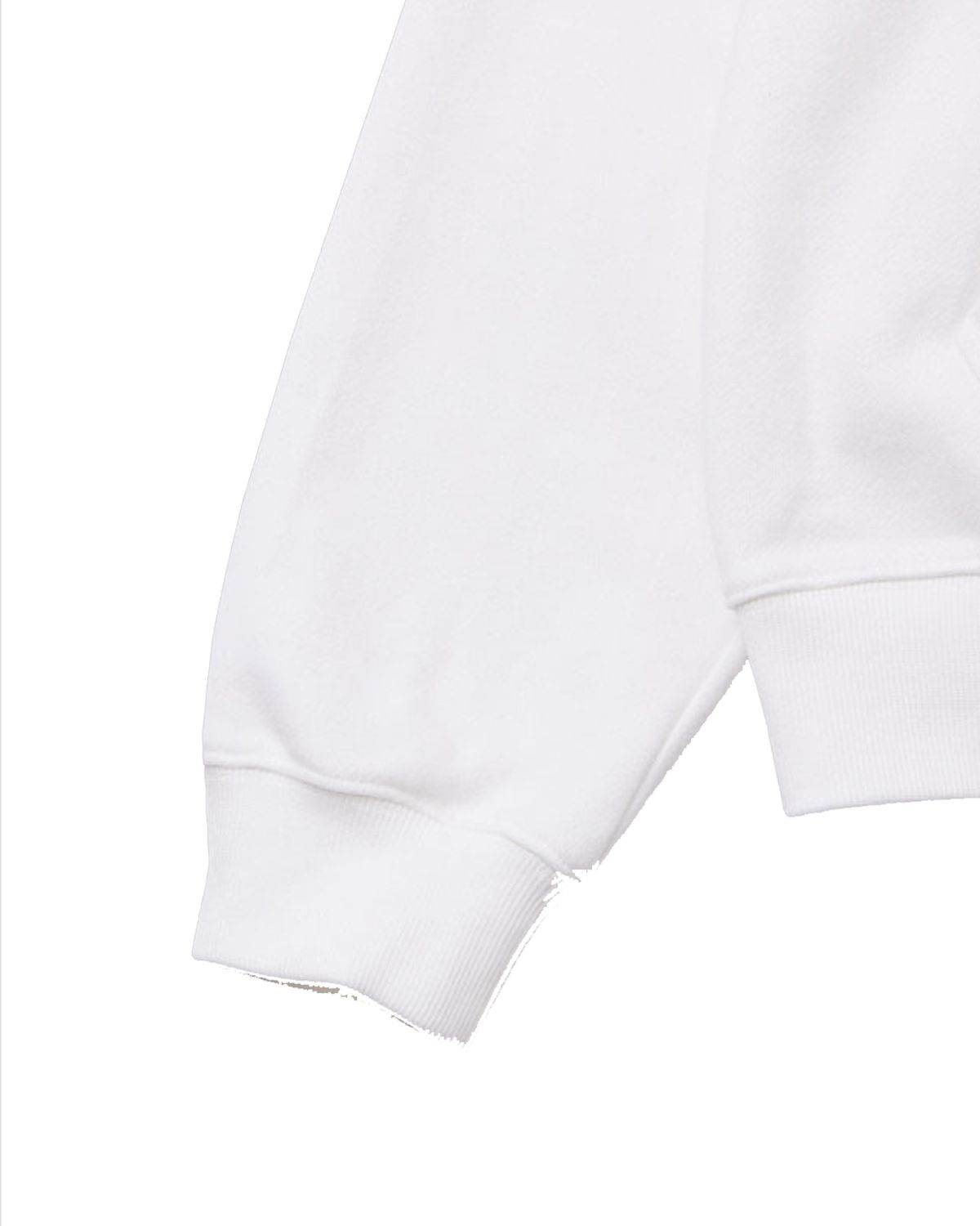 더뮤지엄비지터(THEMUSEUMVISITOR) TV HEART LOGO HOODY (WHITE)