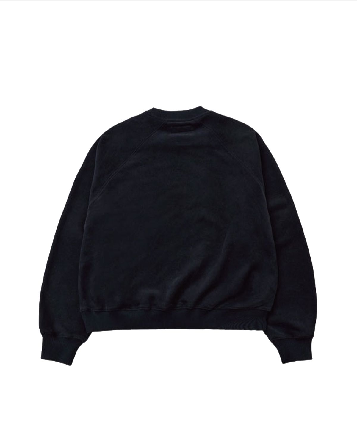 더뮤지엄비지터(THEMUSEUMVISITOR) TV HEART LOGO SWEATSHIRTS (BLACK)