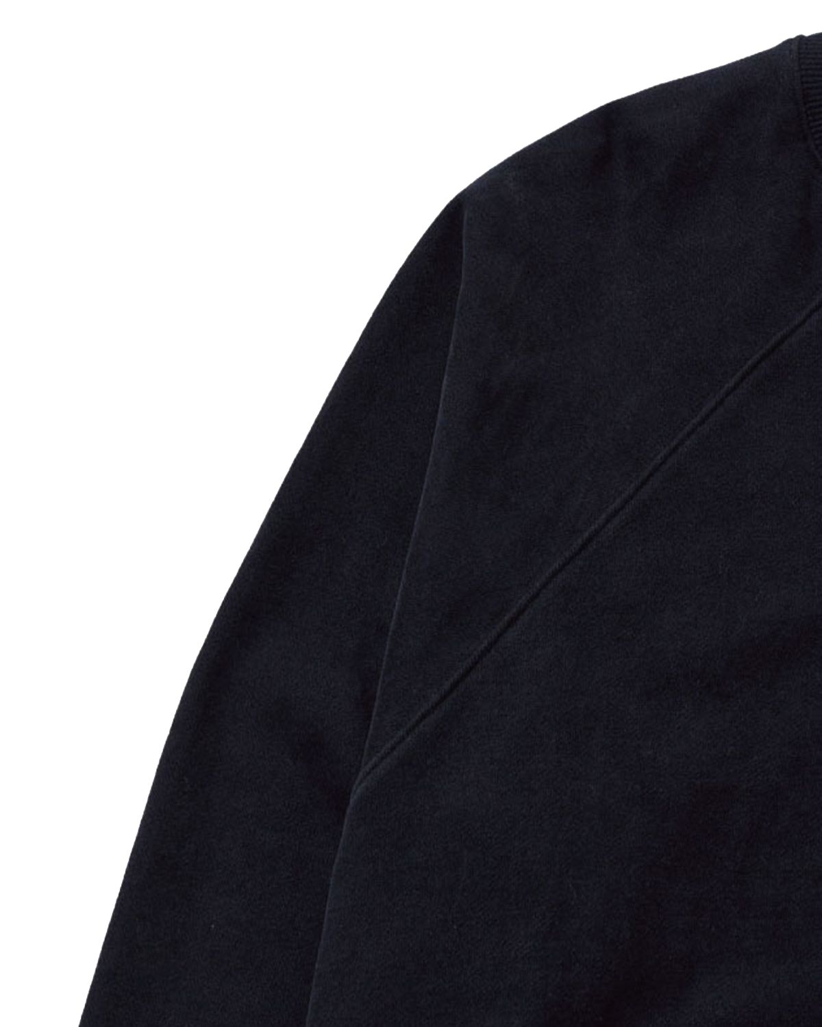 더뮤지엄비지터(THEMUSEUMVISITOR) TV HEART LOGO SWEATSHIRTS (BLACK)