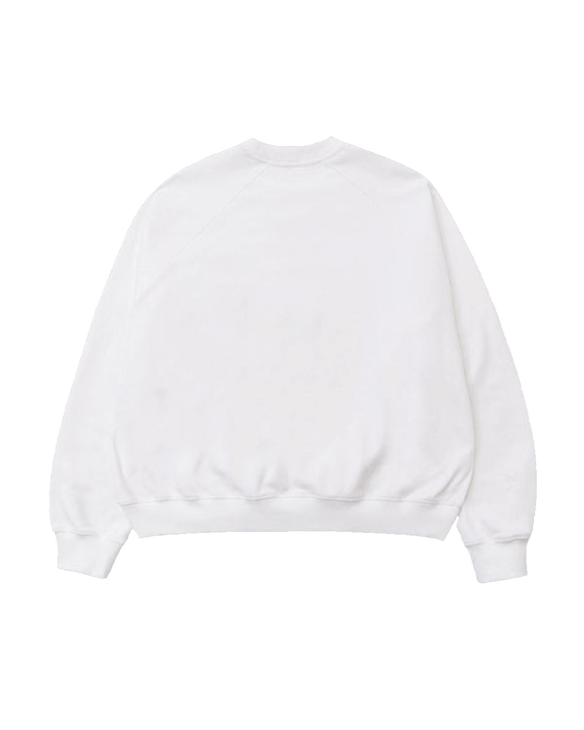 더뮤지엄비지터(THEMUSEUMVISITOR) TV HEART LOGO SWEATSHIRTS (WHITE)