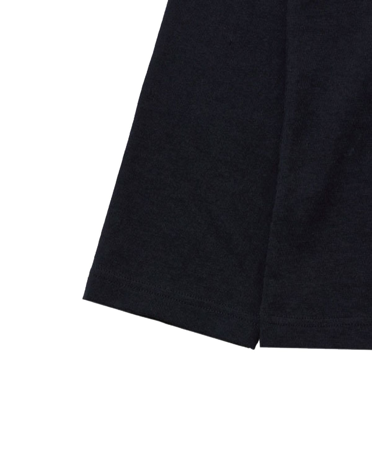더뮤지엄비지터(THEMUSEUMVISITOR) TV HEART LOGO LONG SLEEVE (BLACK)
