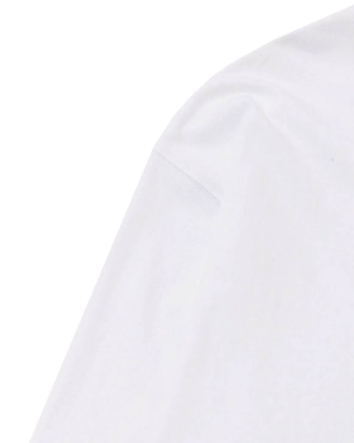 더뮤지엄비지터(THEMUSEUMVISITOR) TV HEART LOGO LONG SLEEVE (WHITE)