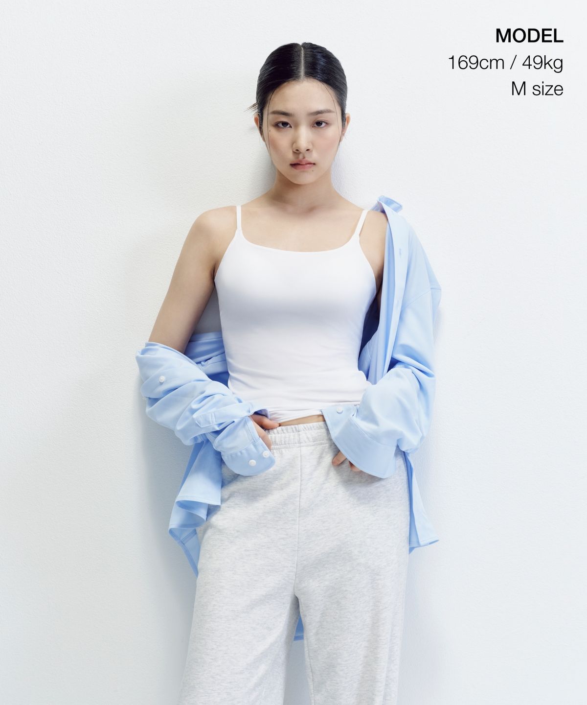 무신사 스탠다드 우먼(MUSINSA STANDARD WOMAN) [쿨탠다드] 우먼즈 베리어블 라운지 스웨트 팬츠 [멜란지 라이트 그레이]