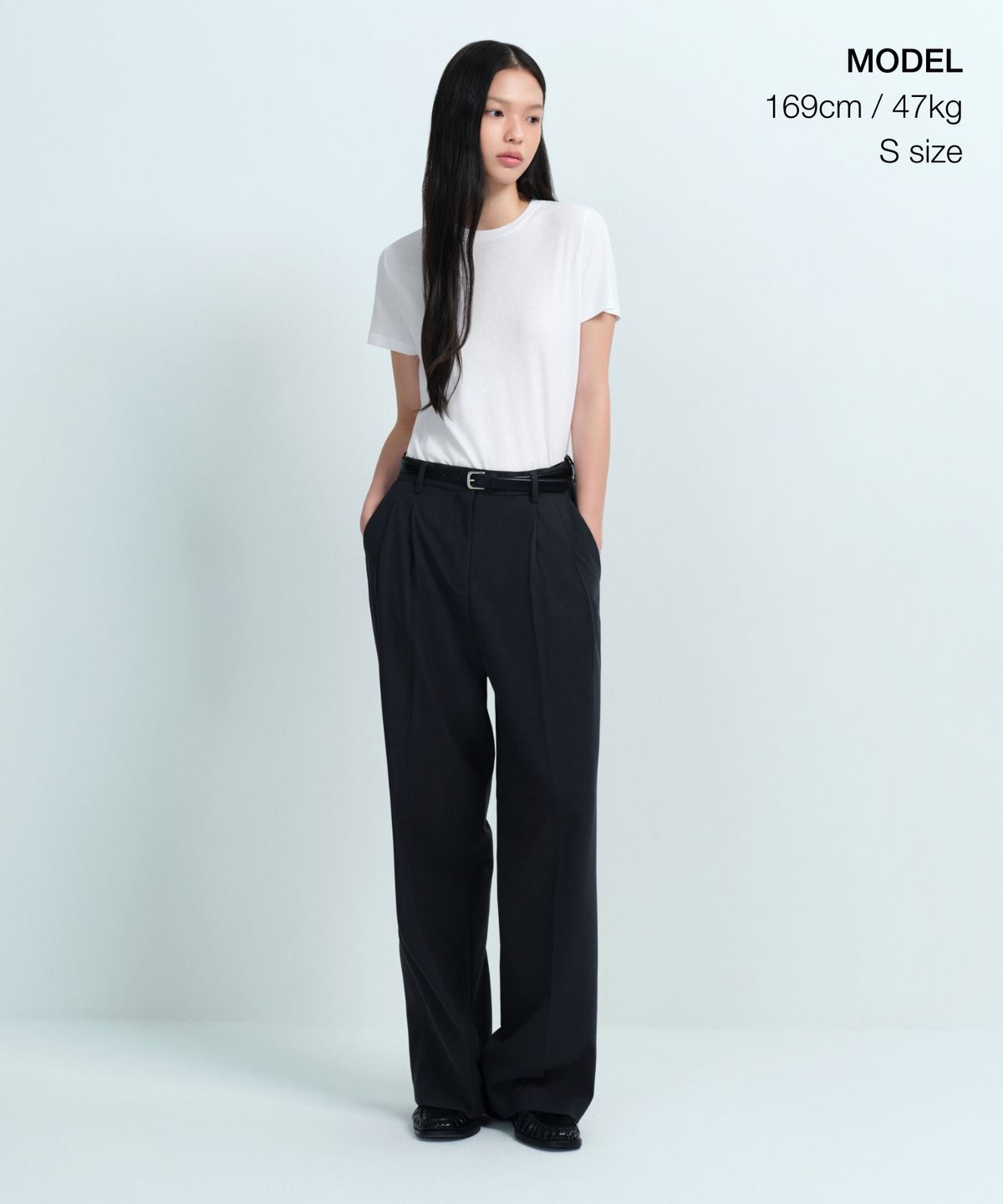 무신사 스탠다드 우먼(MUSINSA STANDARD WOMAN) 우먼즈 모달 블렌드 베이식 크루 넥 티셔츠 [화이트]