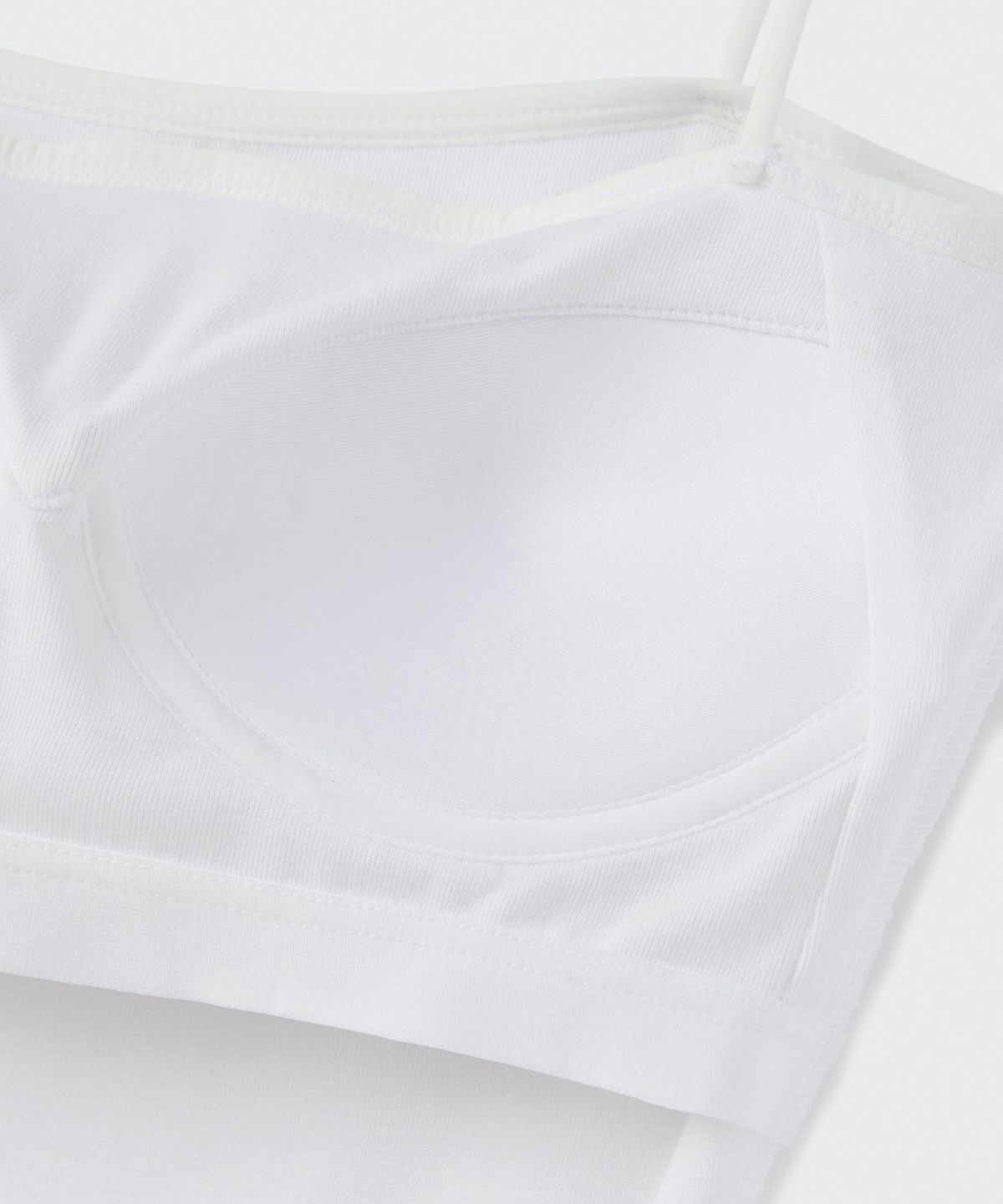 무신사 스탠다드 우먼(MUSINSA STANDARD WOMAN) 우먼즈 스파게티 스트랩 브라 탑 [화이트]