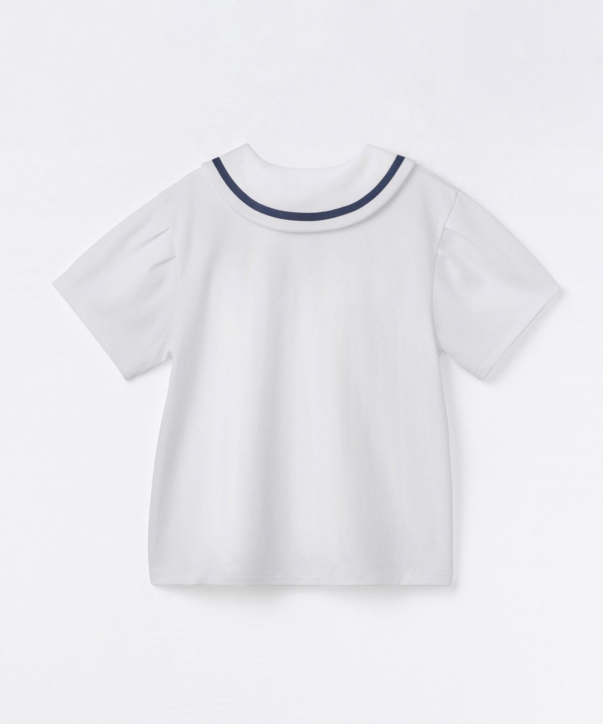 무신사 스탠다드 키즈(MUSINSA STANDARD KIDS) 세일러 칼라 티셔츠 [화이트]