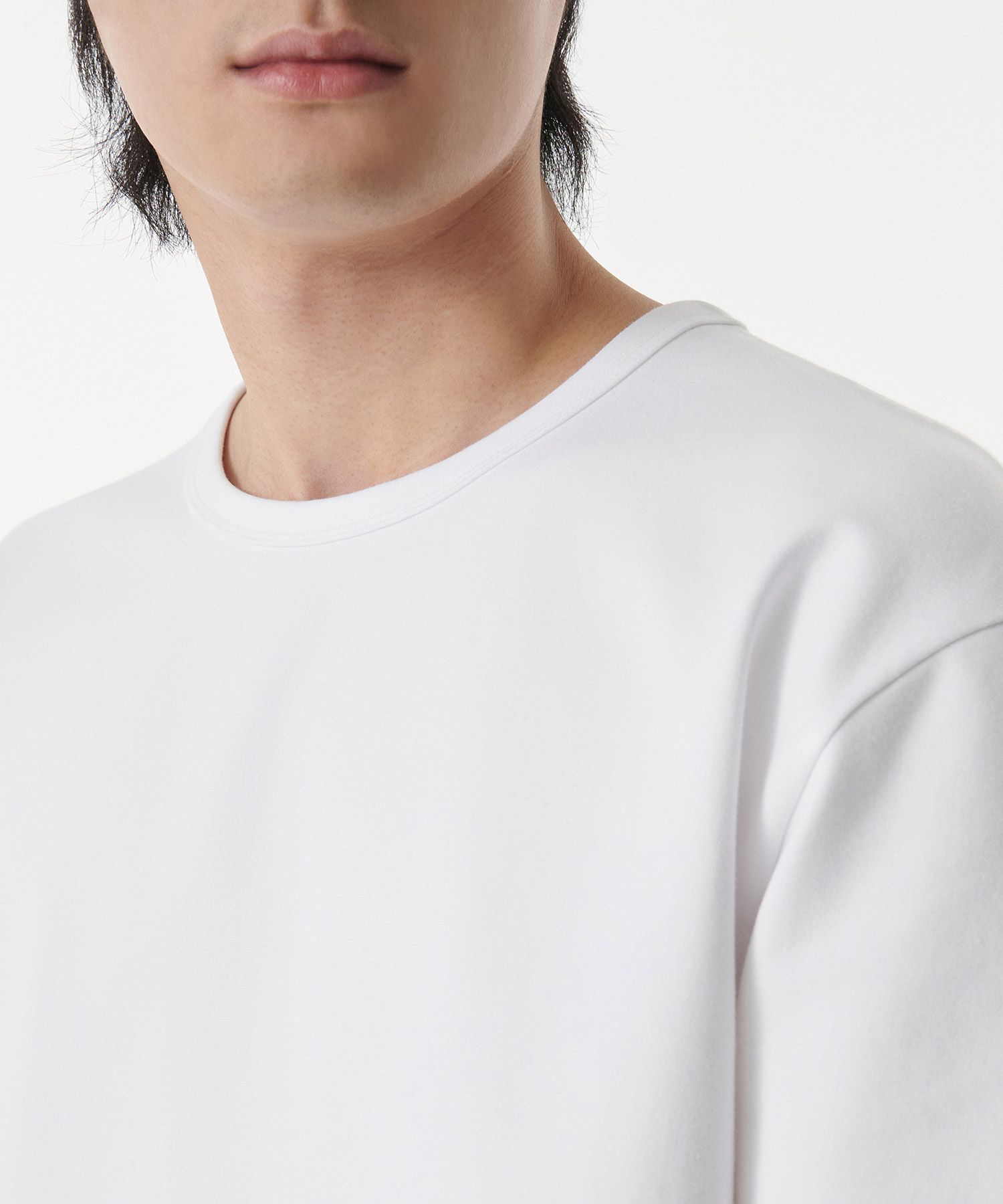 Tシャツ・カットソー *MUSINSA STANDARD* Ponte Crew Neck Long Sleeve T-Shirt Mushr MUSINSA | MUSINSA STANDARD Ponte Crew Neck Long Sleeve T