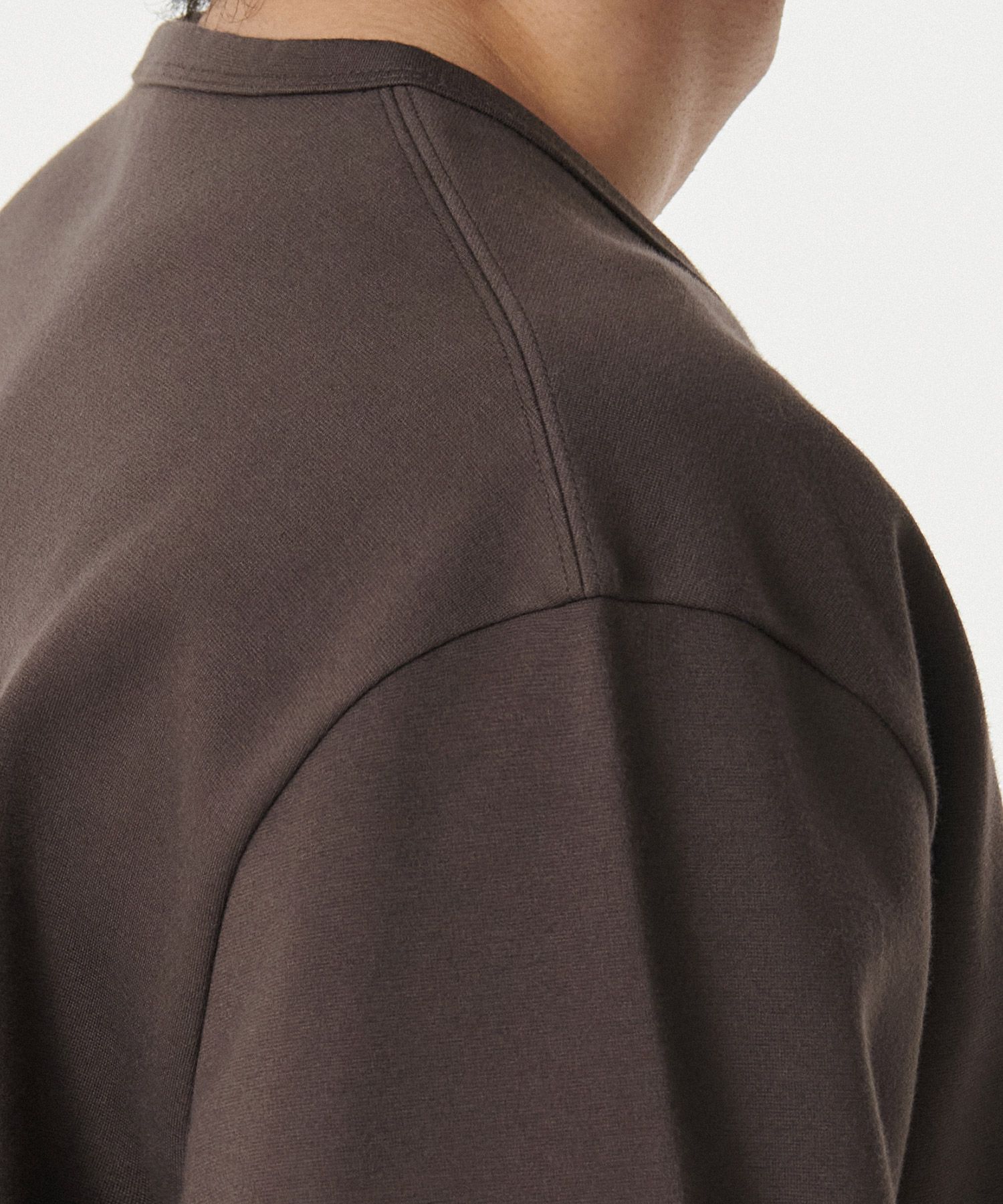 Tシャツ・カットソー *MUSINSA STANDARD* Ponte Crew Neck Long Sleeve T-Shirt Dark MUSINSA | MUSINSA STANDARD Heavy Ponte Relaxed Crew Neck