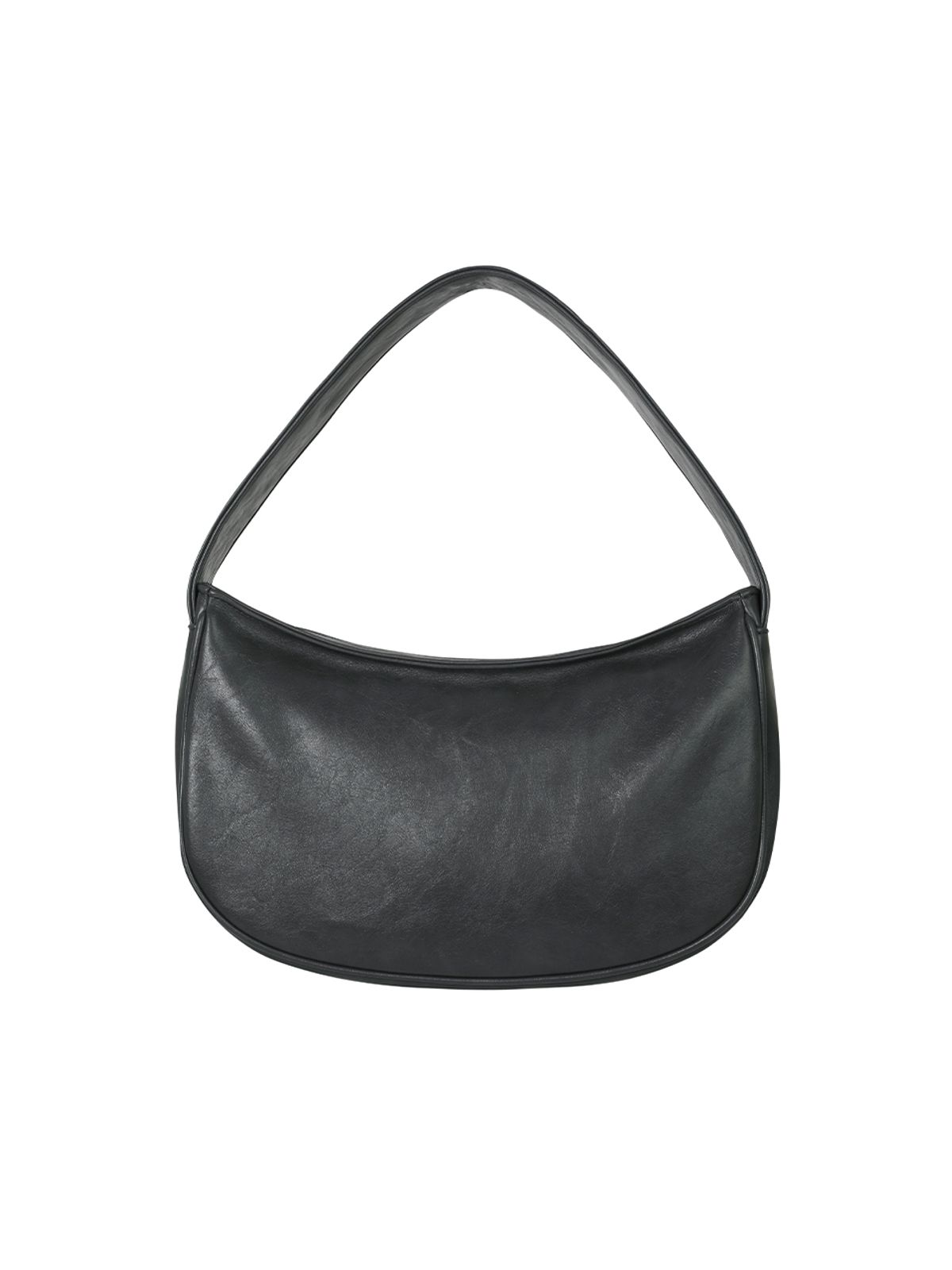 와이이이엘(YEEL) EMBROIDERED LOGO SHOULDER BAG CHARCOAL