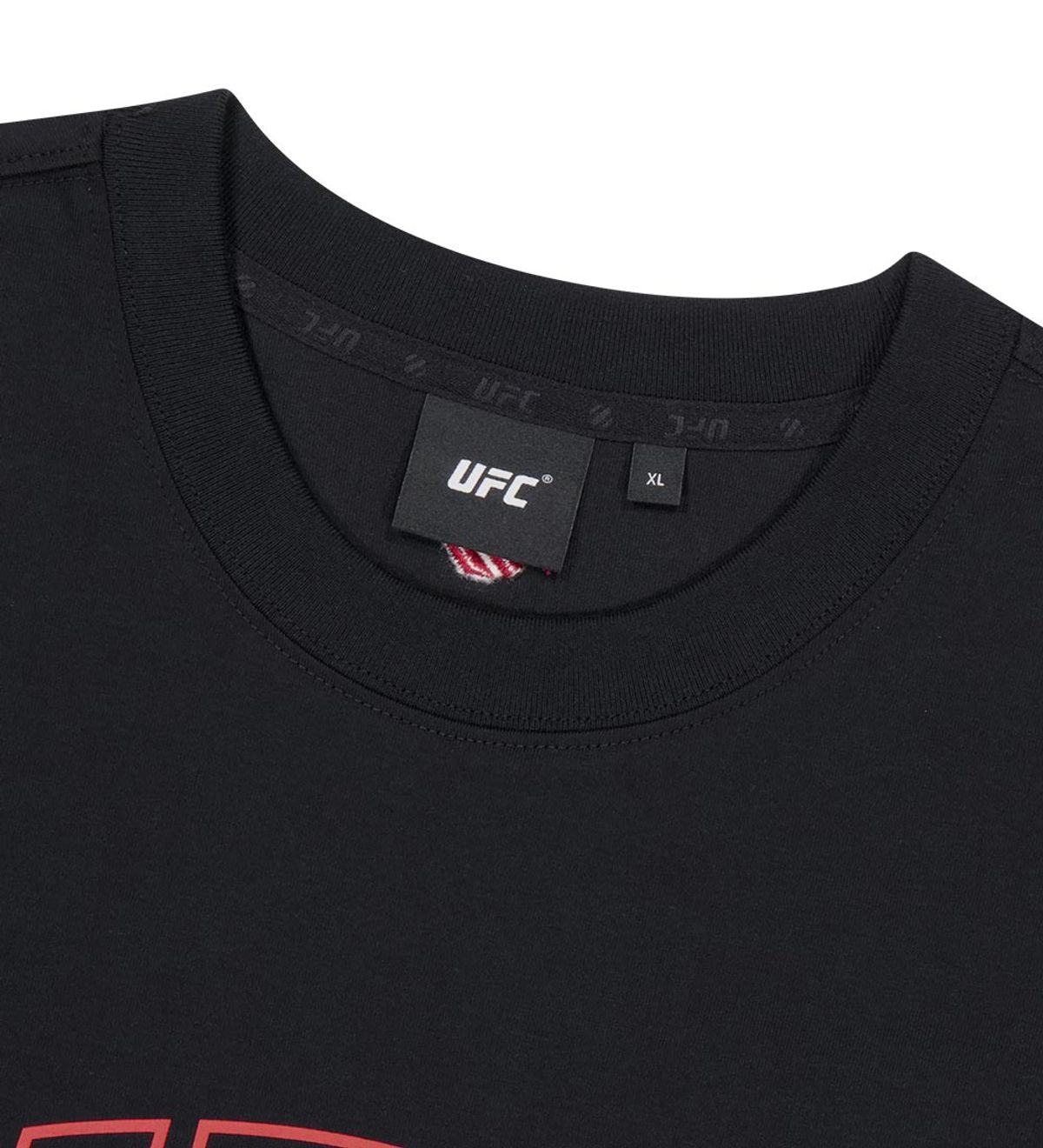 유에프씨 스포츠(UFC SPORT) UFC 챔피언 오버핏 반팔 티셔츠 블랙 U2SSV2319BK