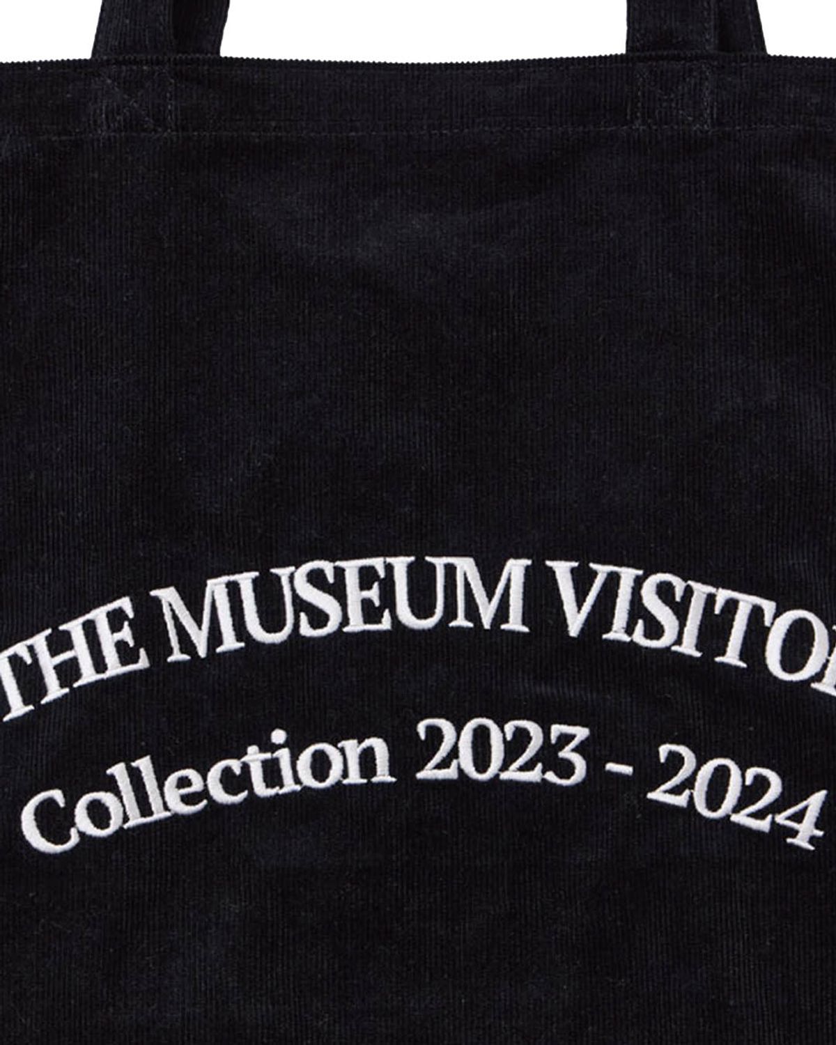 더뮤지엄비지터(THEMUSEUMVISITOR) THE MUSEUM VISTIOR COLLECTION 2023-2024 CORDUROY ECO BAG (BLACK)