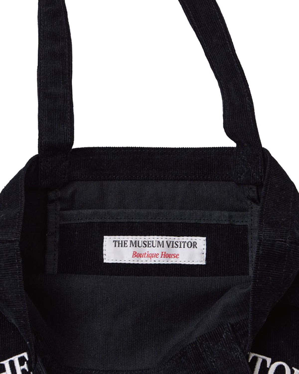 더뮤지엄비지터(THEMUSEUMVISITOR) THE MUSEUM VISTIOR COLLECTION 2023-2024 CORDUROY ECO BAG (BLACK)